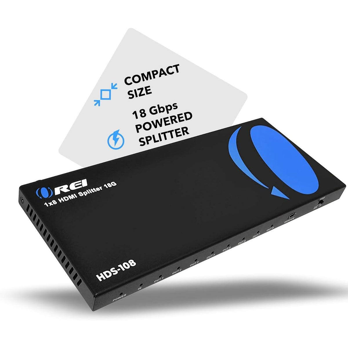 4K@60Hz 1x8 HDMI™ Splitter (HDS-108)