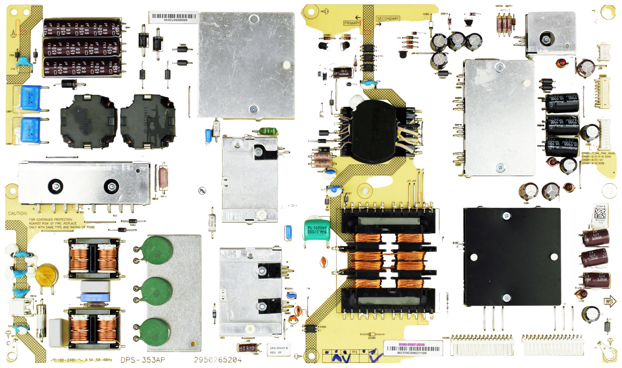 Vizio 0500-0507-2030 (DPS-353AP) Power Supply for M3D651SV