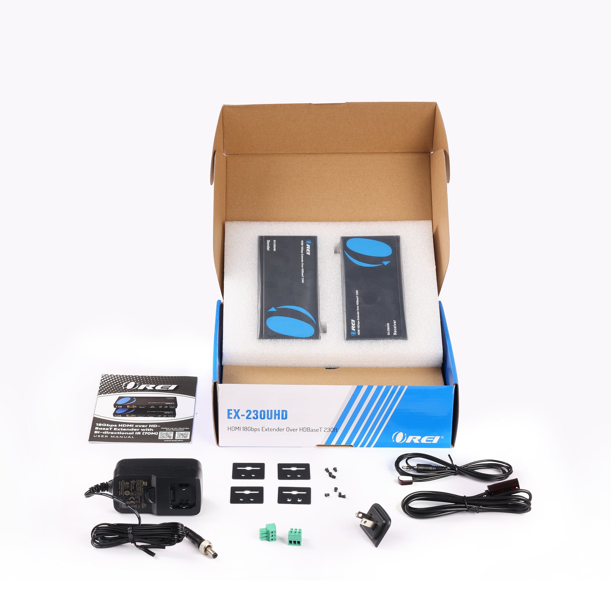 4K HDBaseT HDMI™ Extender (Loop) - 230ft (cat6)-EX-230UHD