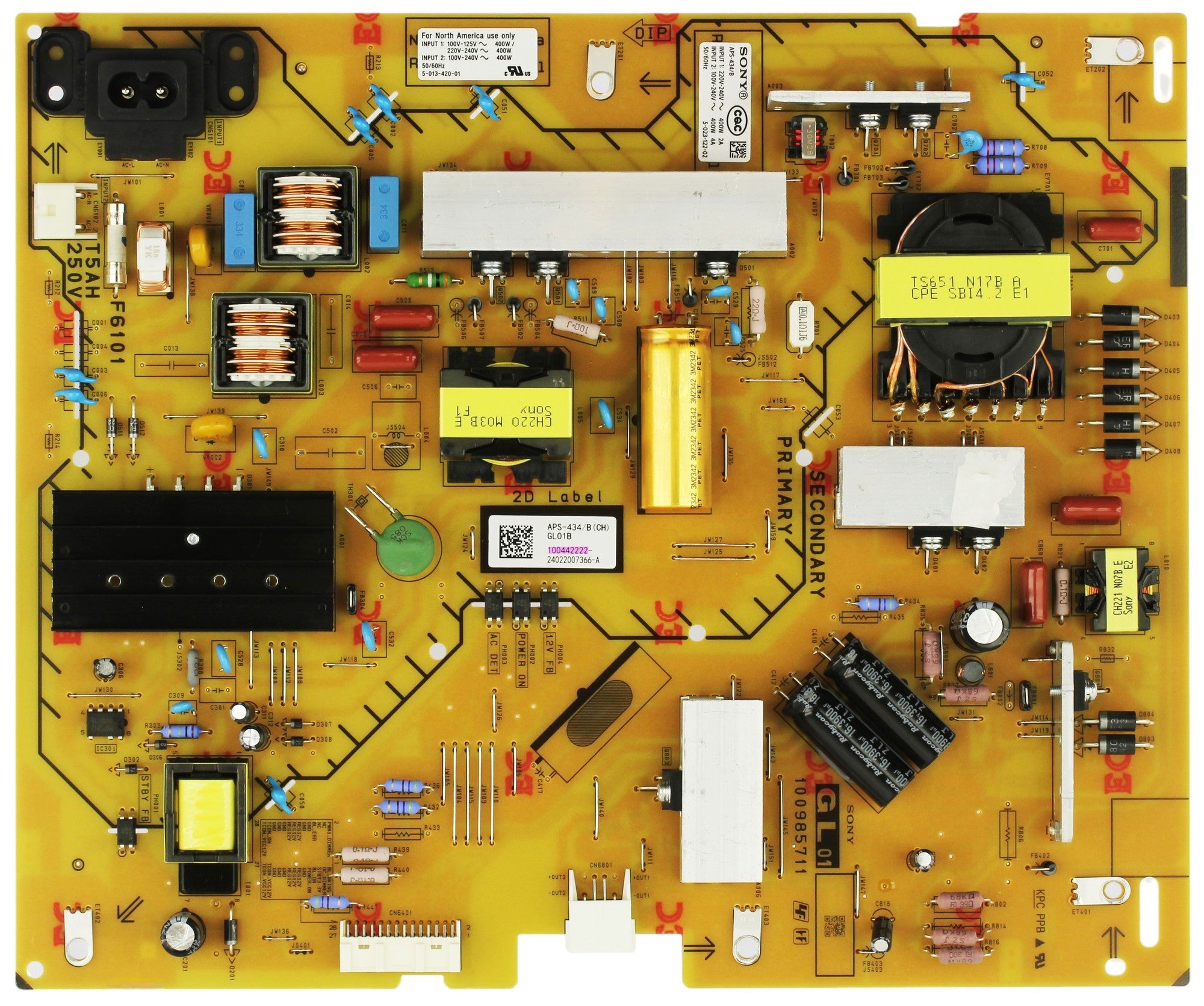 1-004-422-22 Sony GL01B Power Supply Board