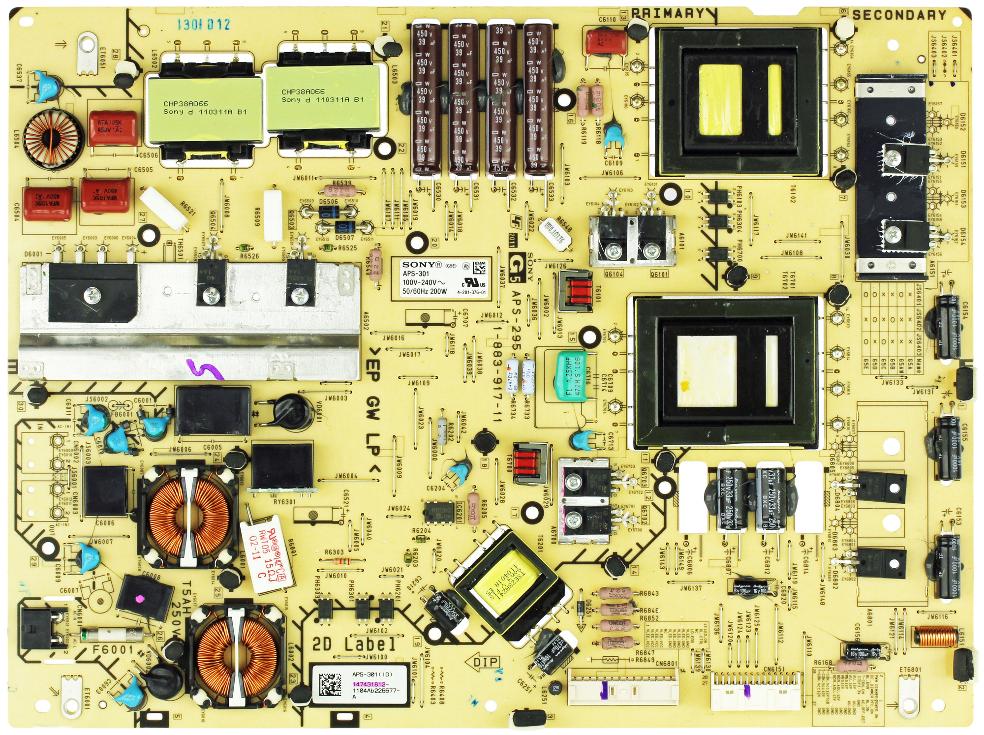 Sony 1-474-318-12 G5 Board