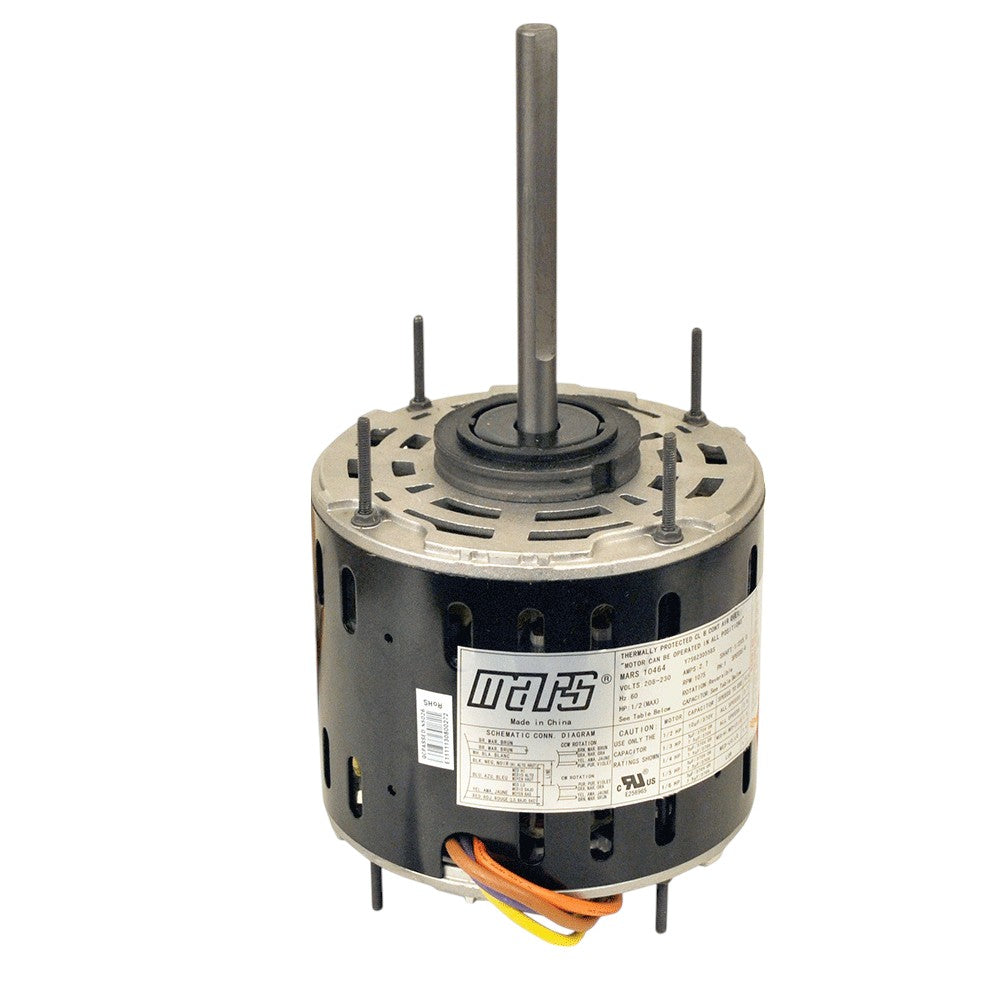 10466 Mars Multi-Horsepower Direct Drive Furnace Blower Motor (1/5 to 3/4 HP, 115V, 1075 RPM)