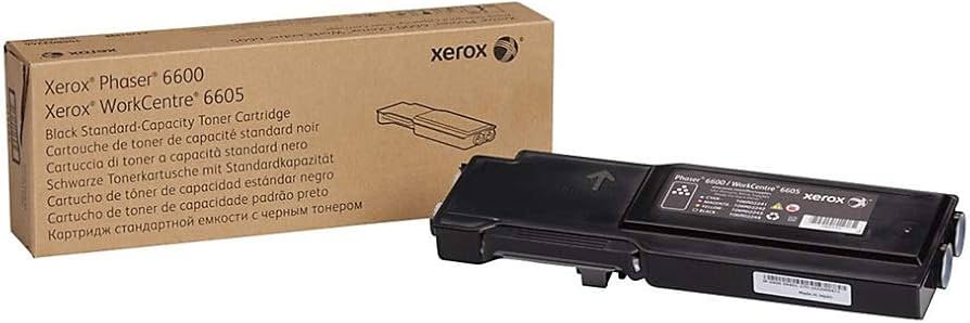 New, Pre-Owned - Xerox Phaser 6600/WorkCentre 6605 Black Toner Cartridge, 106R02244