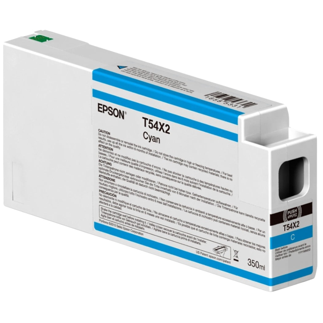 New, Pre-Owned - Epson T54X2 High Yield Cyan Ink Cartridge, T54X200