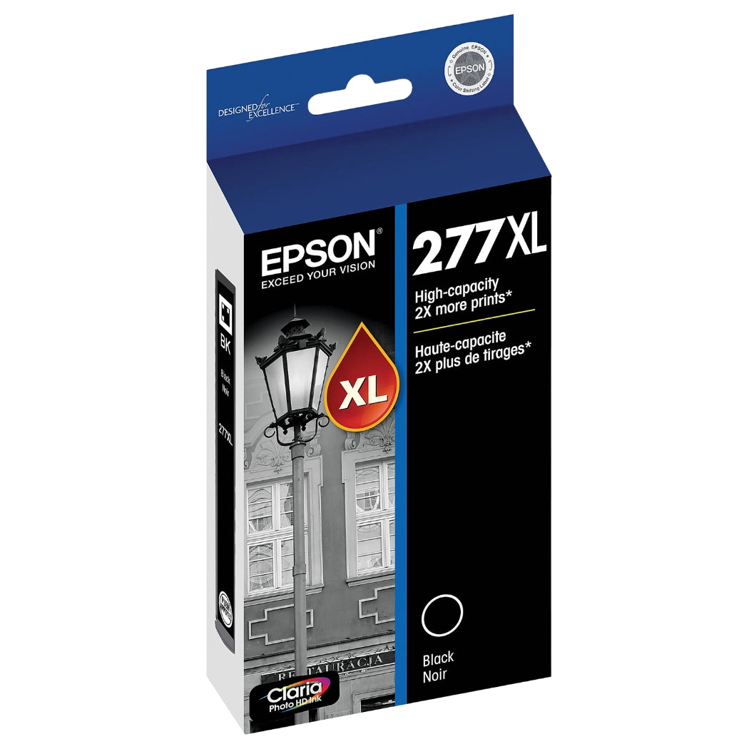 New, Pre-Owned - Epson 277XL High-Yield Black Inkjet Cartridge, T277XL120-S