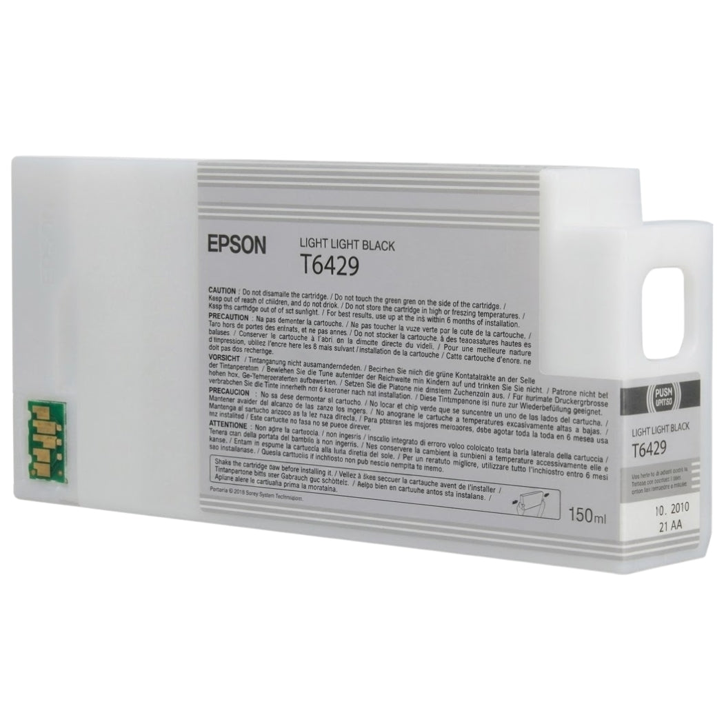 New, Pre-Owned - Epson T6429 Light Light Black 150ml Ink Cartridge