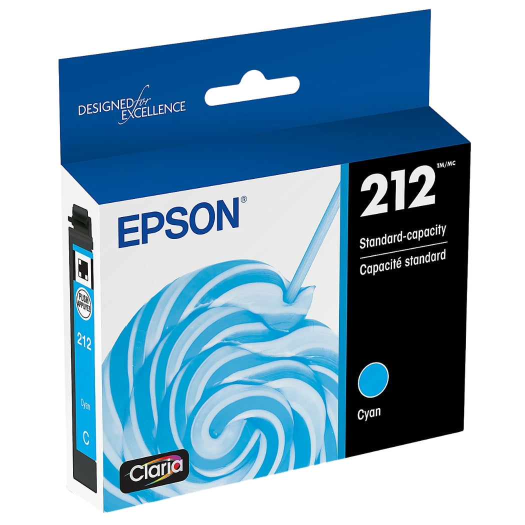 New, Pre-Owned - Epson 212 Standard Capacity Ink Cartridge Cyan