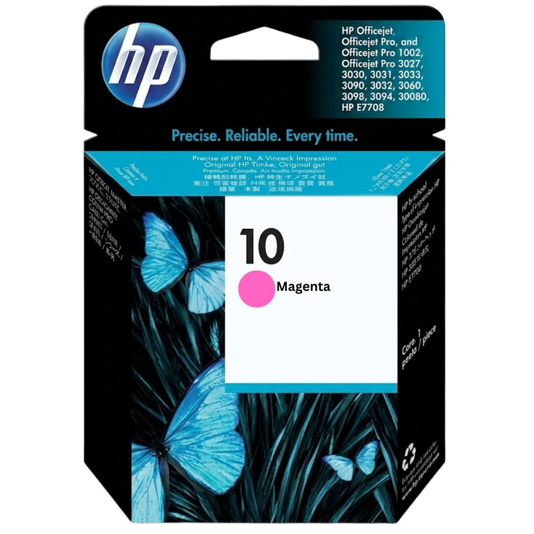 New, Pre-Owned - HP 10 Ink Cartridge Magenta-C4843AE