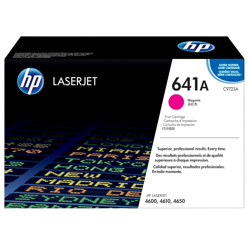New, Pre-Owned - HP 641A High Yield Magenta LaserJet Toner Cartridge, C9723A