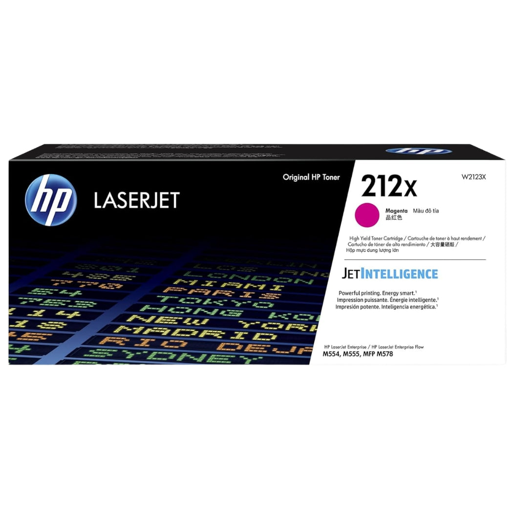 New, Pre-Owned - HP 212X High Yield Magenta Toner Cartridge, W2123X