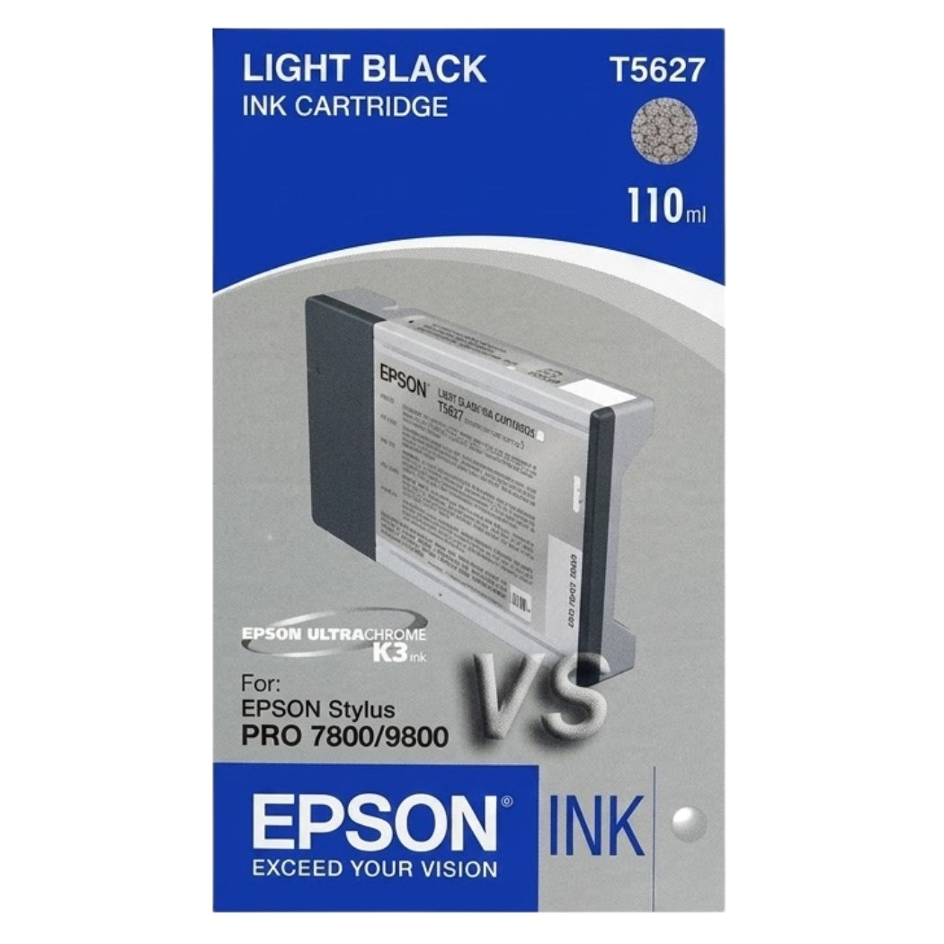 New, Pre-Owned - Epson T5627 Light Black 110ml Ink Cartridge
