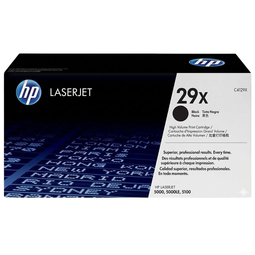 New, Pre-Owned - HP 29X (C4129X) High-Yield Toner Cartridge - Black