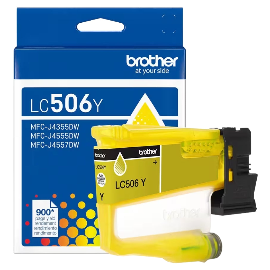 New, Pre-Owned - Brother LC506 Standard Yield Yellow Ink Cartridge