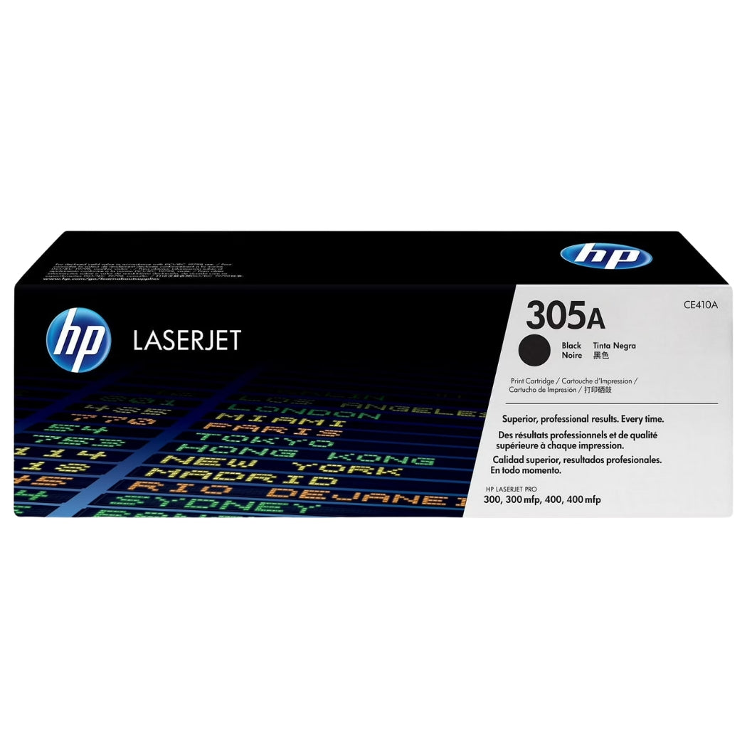 New, Pre-Owned - HP 305A Standard Yield Black Toner Cartridge, CE410A