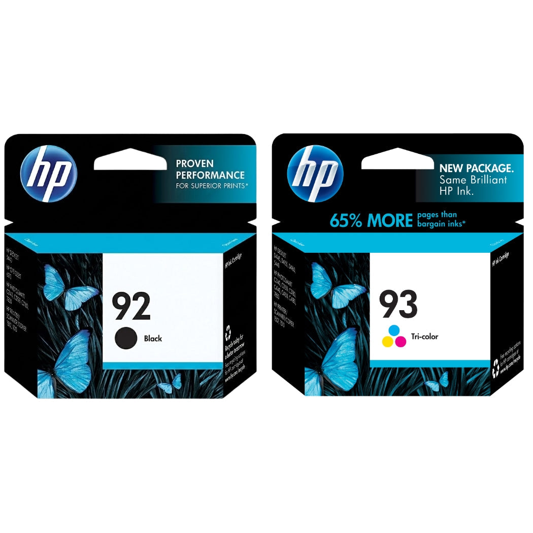 New, Pre-Owned - HP 92/93 Black and Color Ink Cartridge