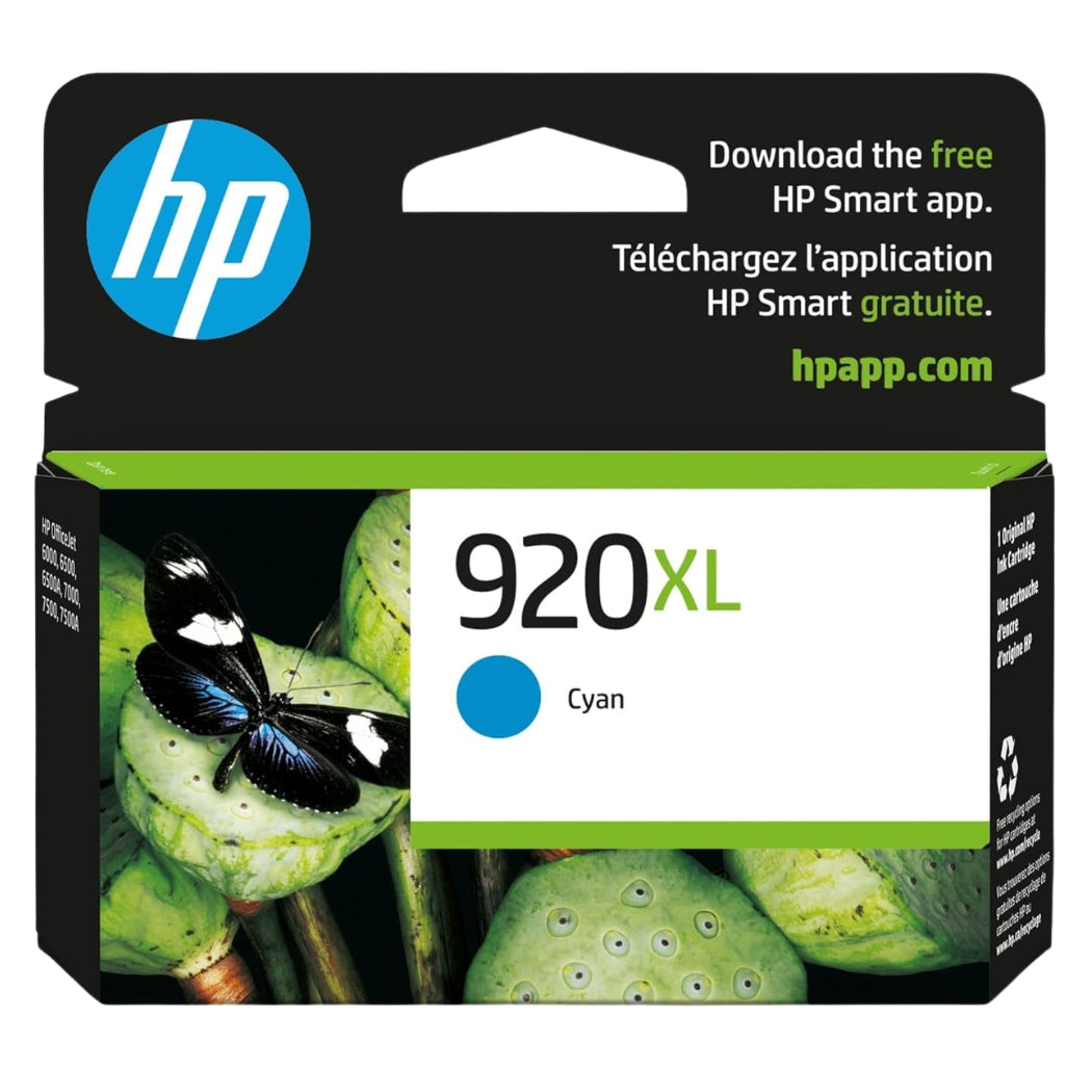 New, Pre-Owned - HP New, Pre-Owned - 920XL (CD972AN) Cyan Ink Cartridge