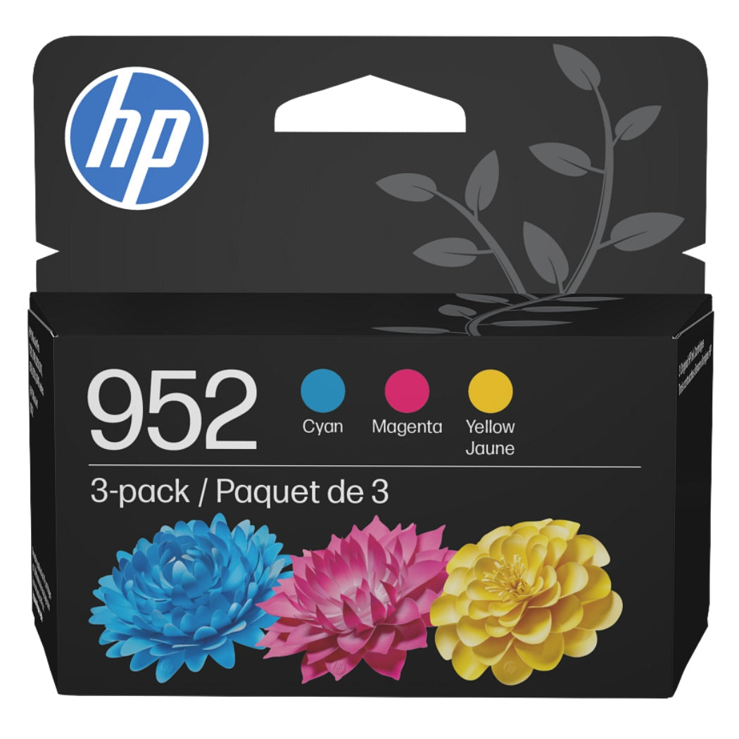 New, Pre-Owned - HP 952 Cyan, Magenta, Yellow Ink Cartridge