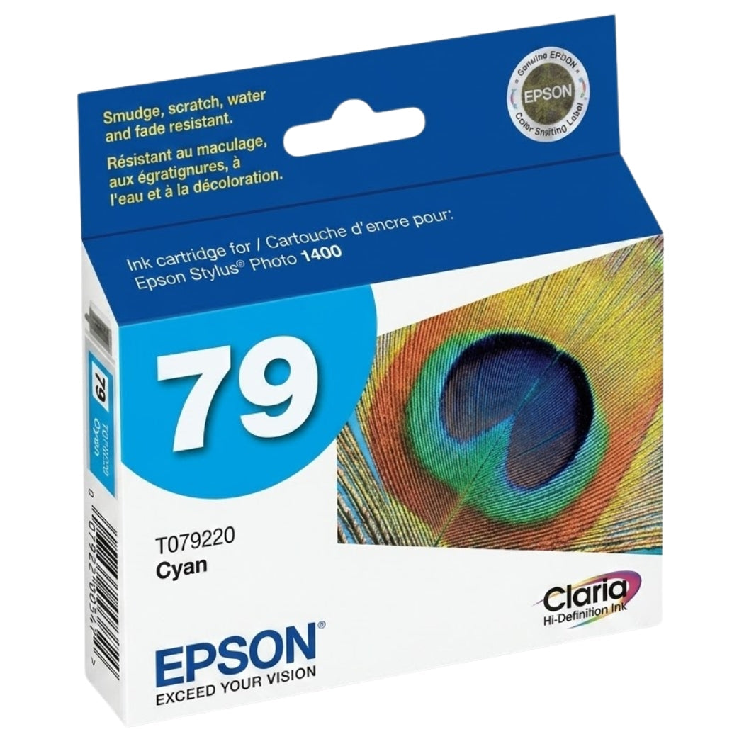 New, Pre-Owned - Epson 79 Cyan (T0792) Ink Cartridge