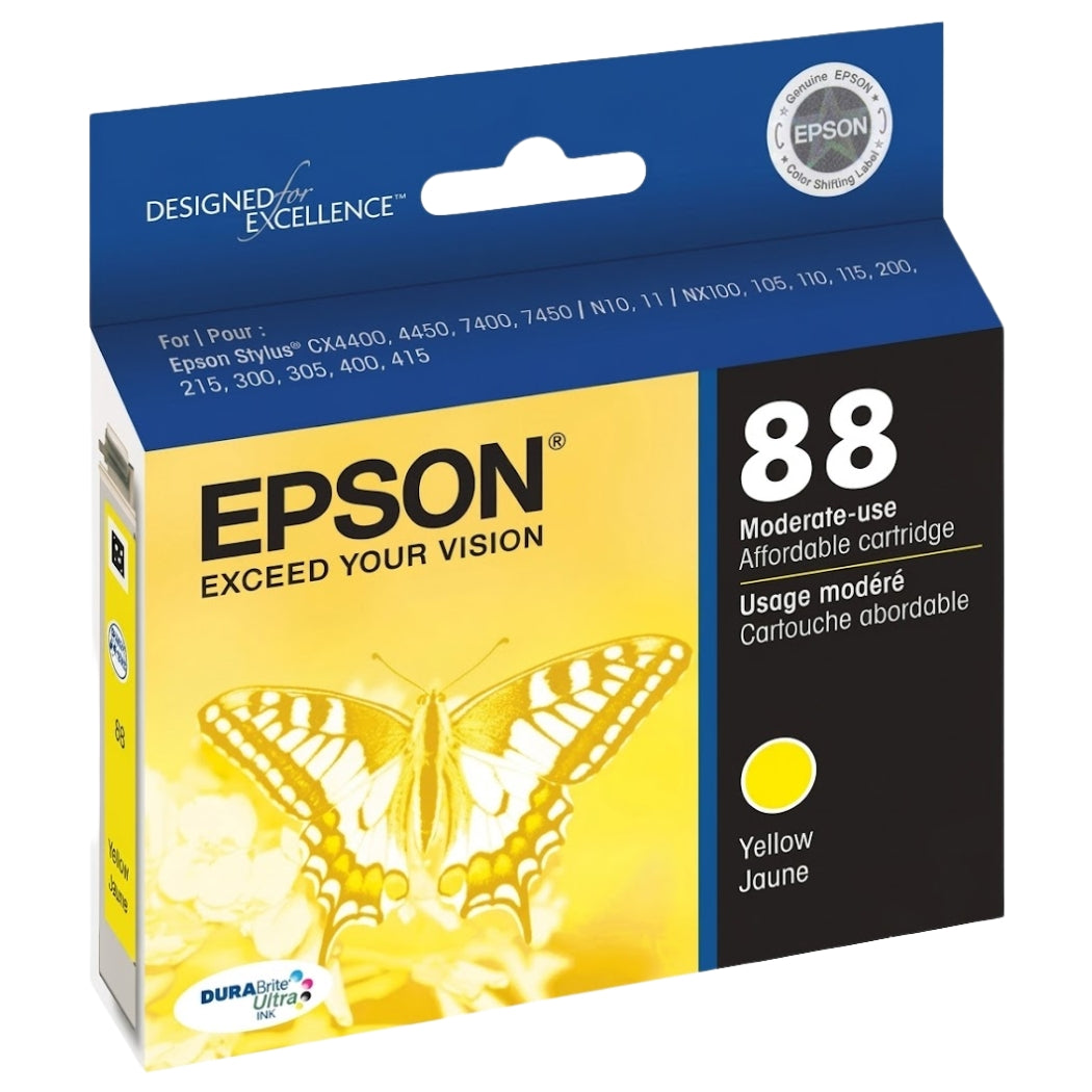 New, Pre-Owned - EPSON 88 (T0884) Yellow Ink Cartridge