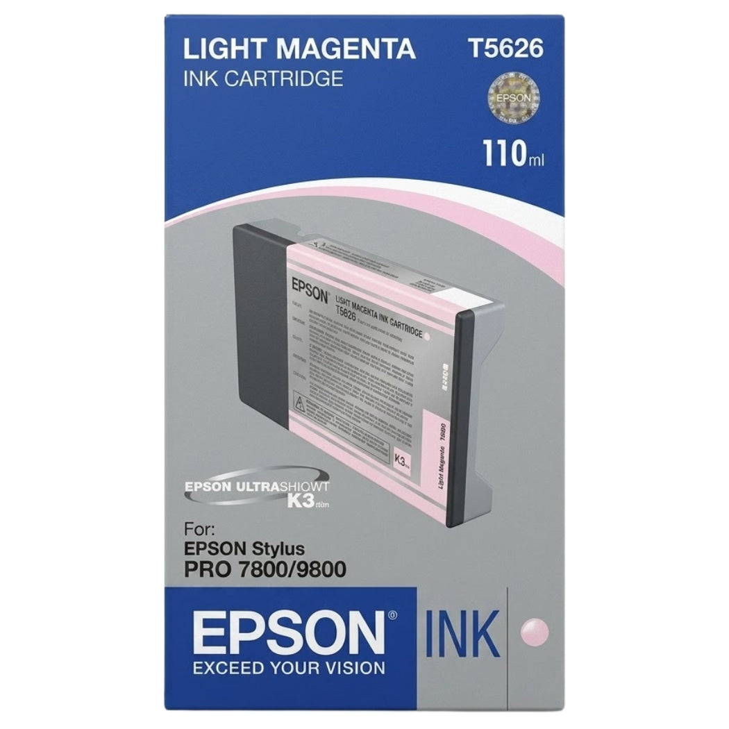 New, Pre-Owned - Epson T5626 Light Magenta 110ml Ink Cartridge