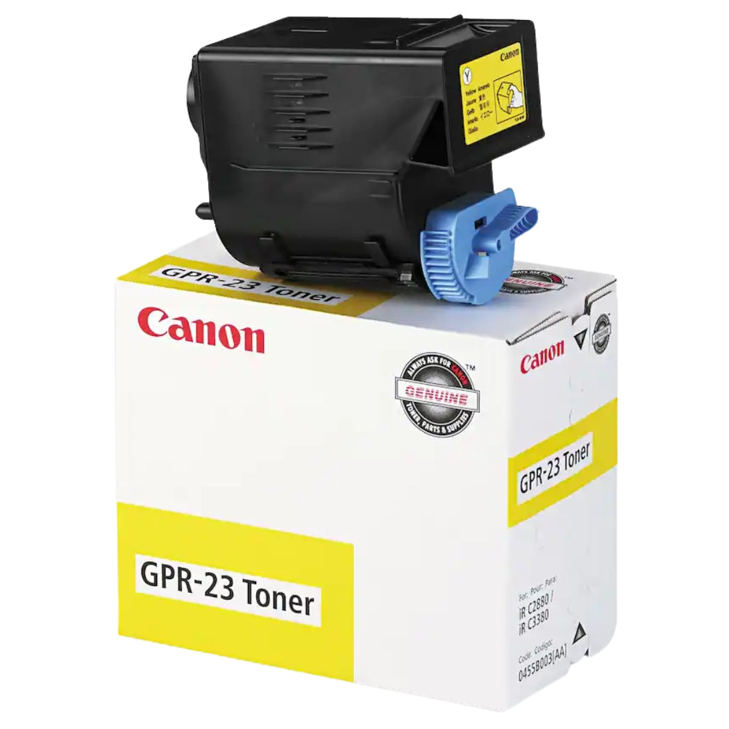 New, Pre-Owned - Canon GPR-23 Yellow Toner Cartridge, 0455B003AA