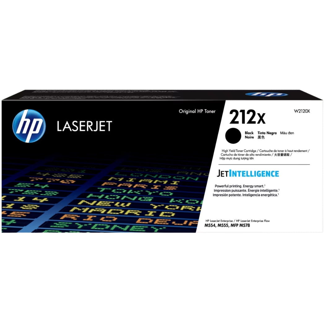 New, Pre-Owned - HP 212X High Yield Black Toner Cartridge, W2120X