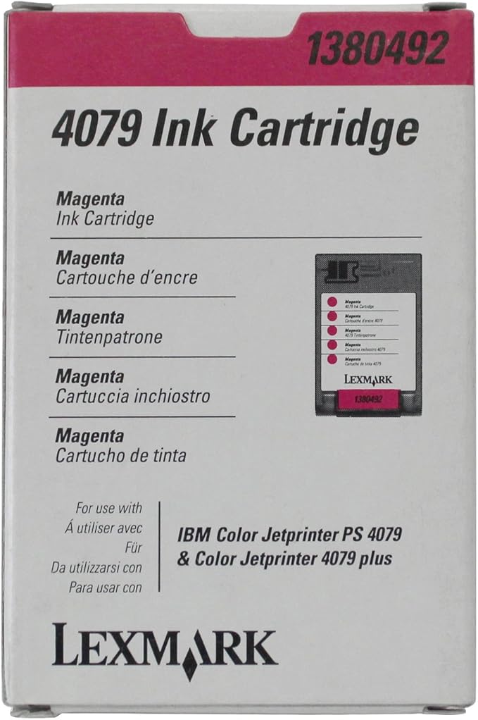 New, Pre-Owned - Lexmark 4079 Standard Yield Magenta Ink Cartridge, 1380492
