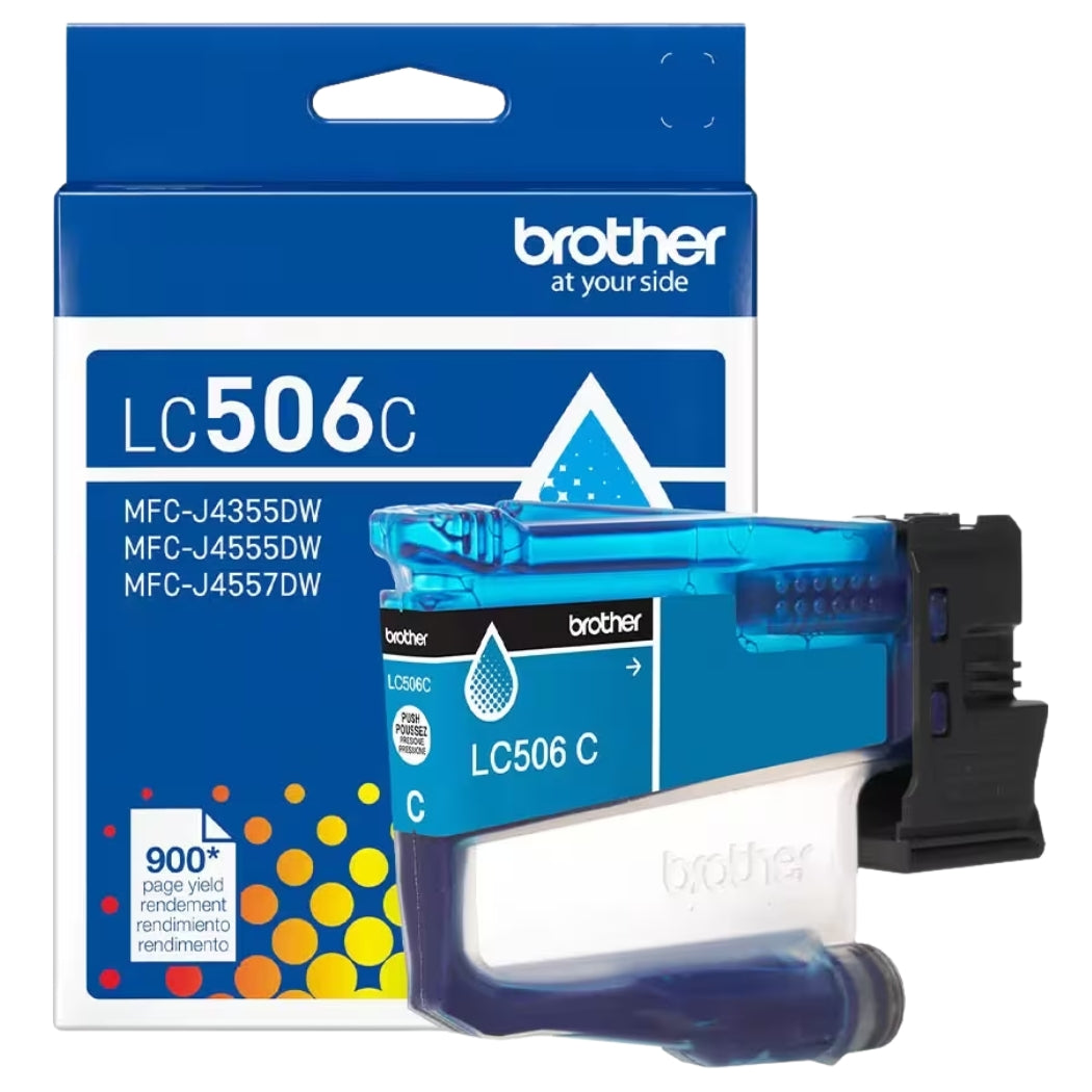 New, Pre-Owned - Brother LC506 Standard Yield Cyan Ink Cartridge
