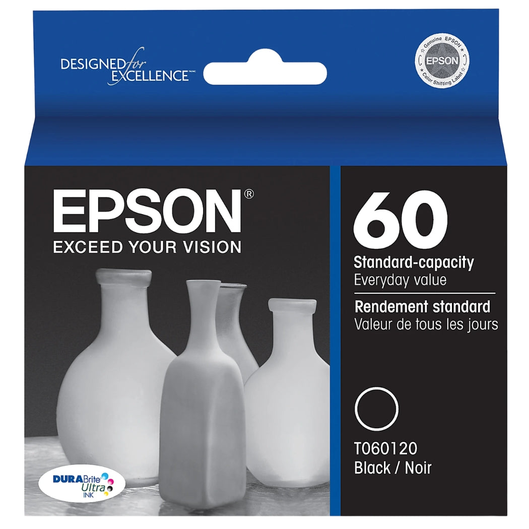 New, Pre-Owned - Epson 60 (T060120) Black Ink Cartridge