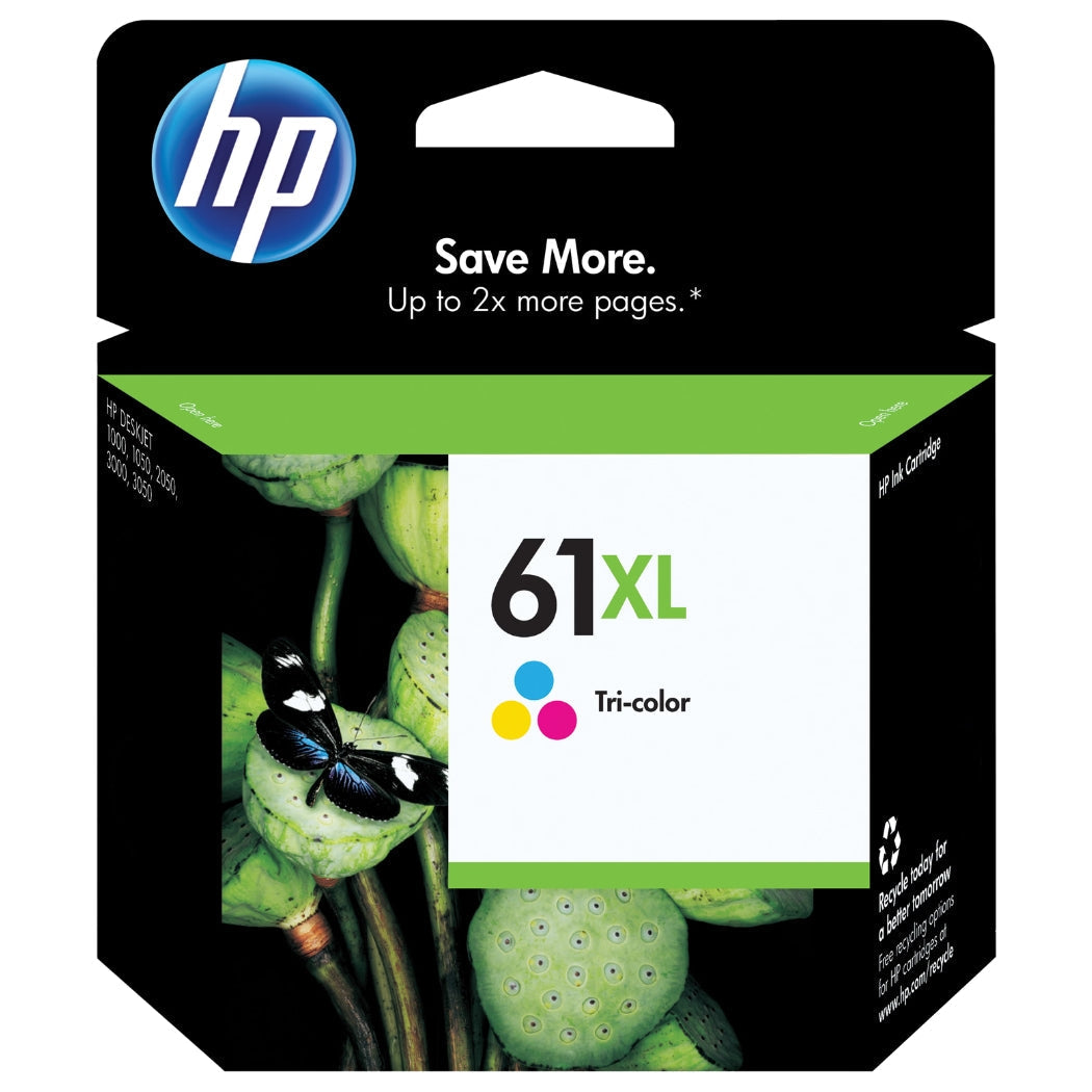 New, Pre-Owned - HP 61XL (CH564WN) Tri-Color Ink Cartridge
