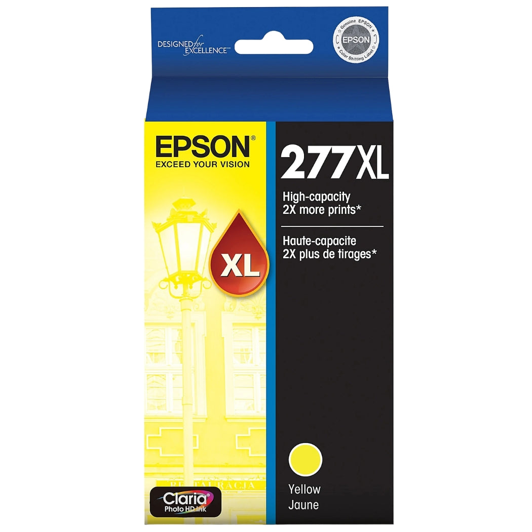 New, Pre-Owned - Epson 277XL High Yield Yellow Ink Cartridge