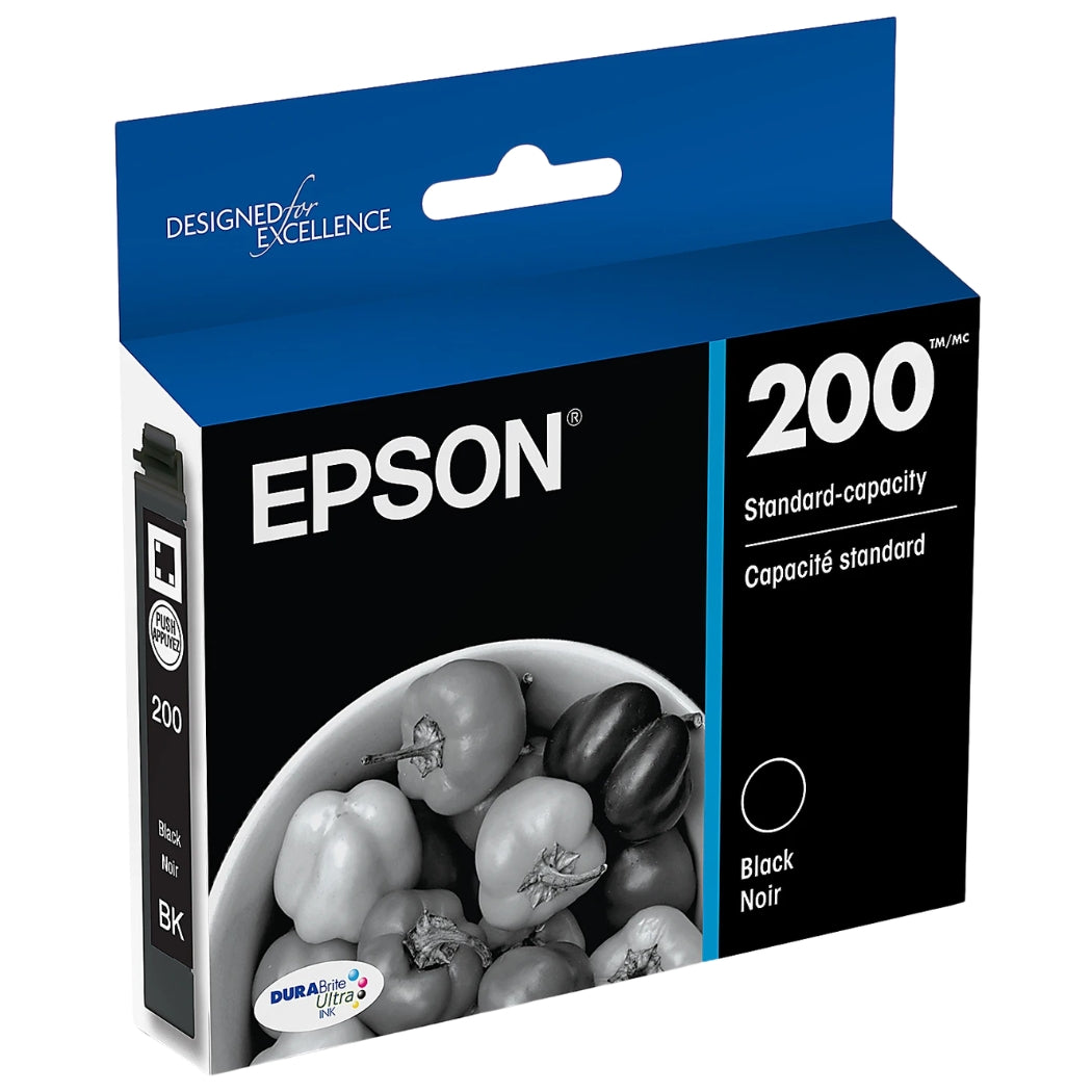 New, Pre-Owned - Epson 200 Standard Yield Black Ink Cartridge