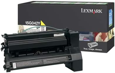 New, Pre-Owned - Lexmark C752 High Yield Yellow Toner Cartridge, 15G042Y
