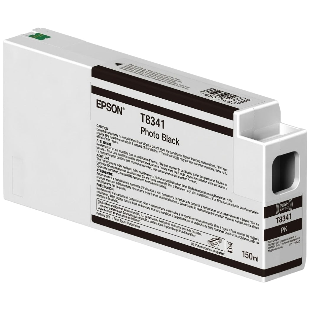 New, Pre-Owned - Epson T8341 High Yield Photo Black Ink Cartridge