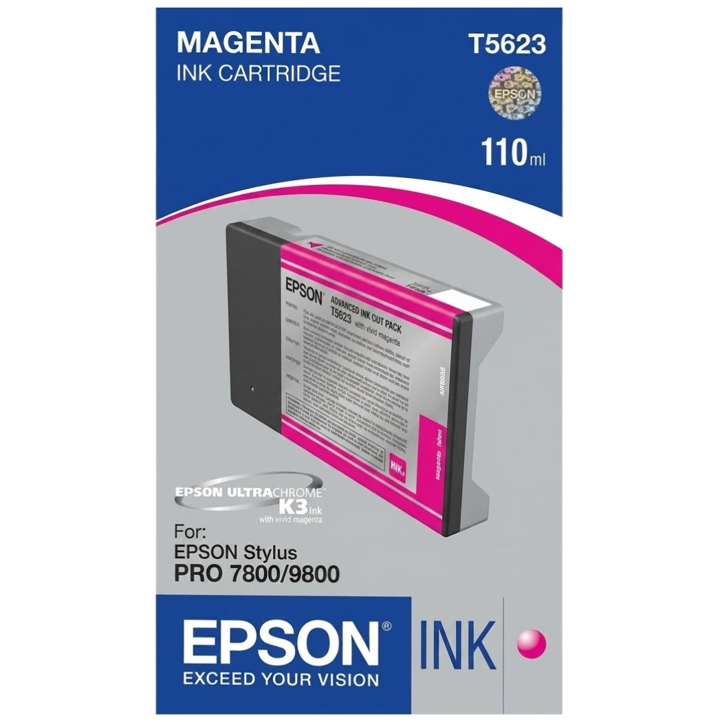 New, Pre-Owned - Epson T5623 Magenta 110ml Ink Cartridge