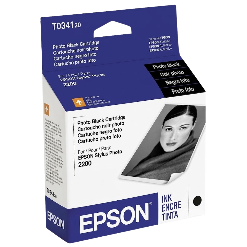 New, Pre-Owned - Epson 34 (T0341) Photo Black Ink Cartridge