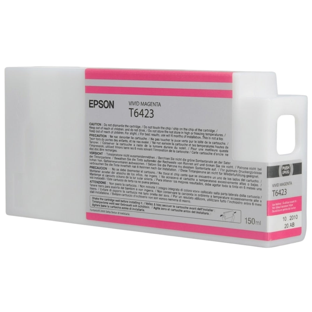 New, Pre-Owned - Epson T6423 Magenta 150ml Ink Cartridge