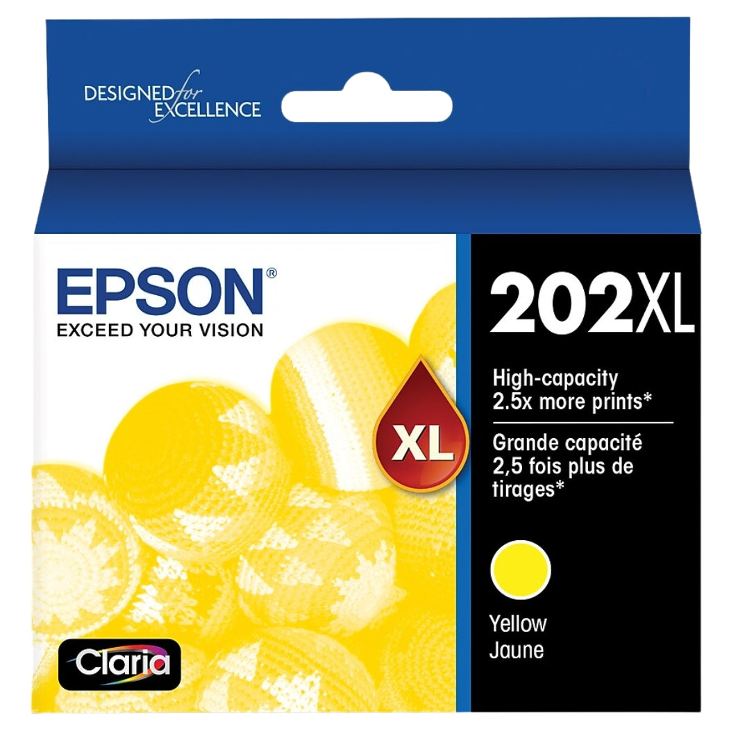 New, Pre-Owned - Epson 202XL High Capacity Yellow Ink Cartridge