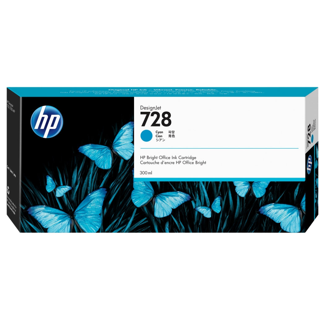 New, Pre-Owned - HP 728 300-ml (F9K17A) Cyan New, Pre-Owned - Ink Cartridge