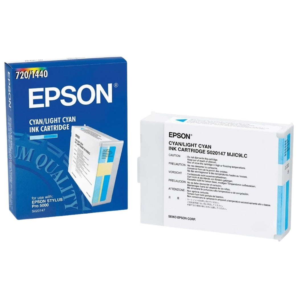 New, Pre-Owned - Epson S020130 Cyan Inkjet Cartridge, MJIC9C