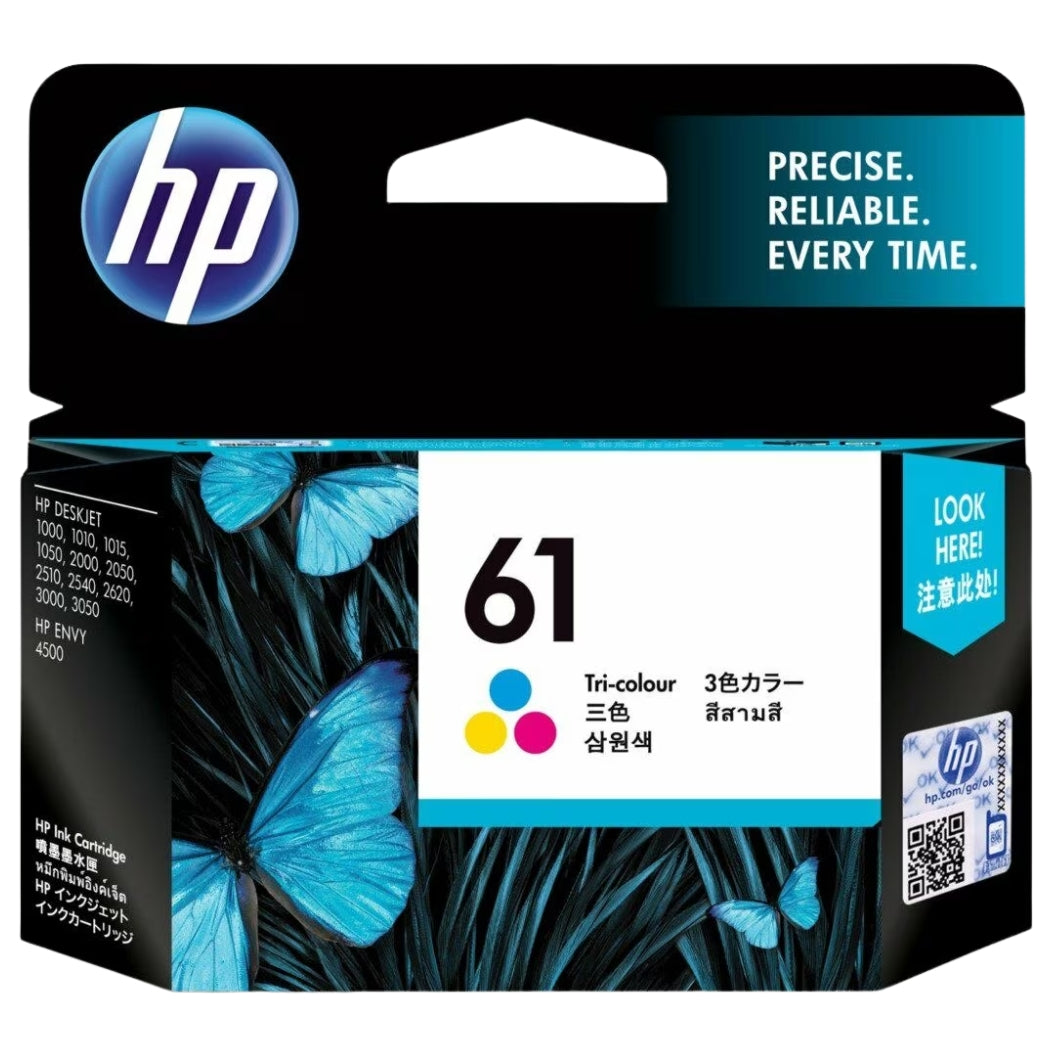 New, Pre-Owned - HP 61 (CH562WN)Tri-Color Ink Cartridge