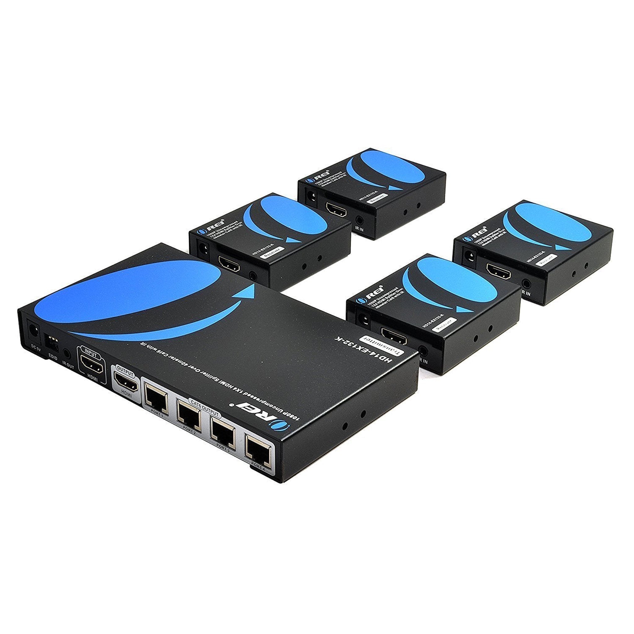 1080p 1x4 HDMI™ Extender Splitter (Loop) - 230ft (cat6)-HD14-EX132-K
