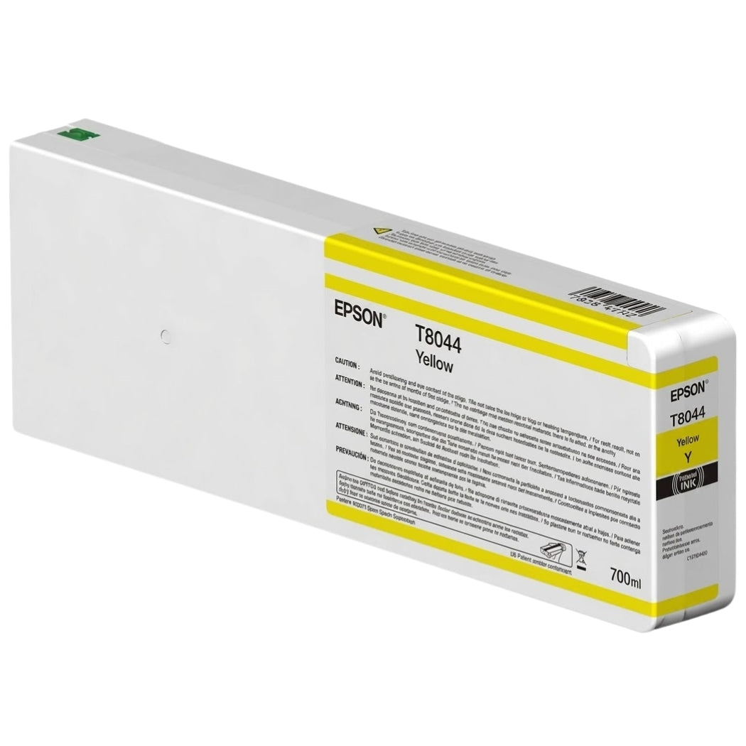 New, Pre-Owned - Epson 700ml UltraChrome HD Yellow Ink Cartridge, T804400