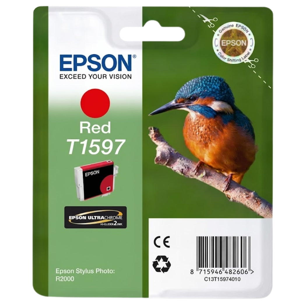 New, Pre-Owned - Epson T1597 Red Ink Cartridge