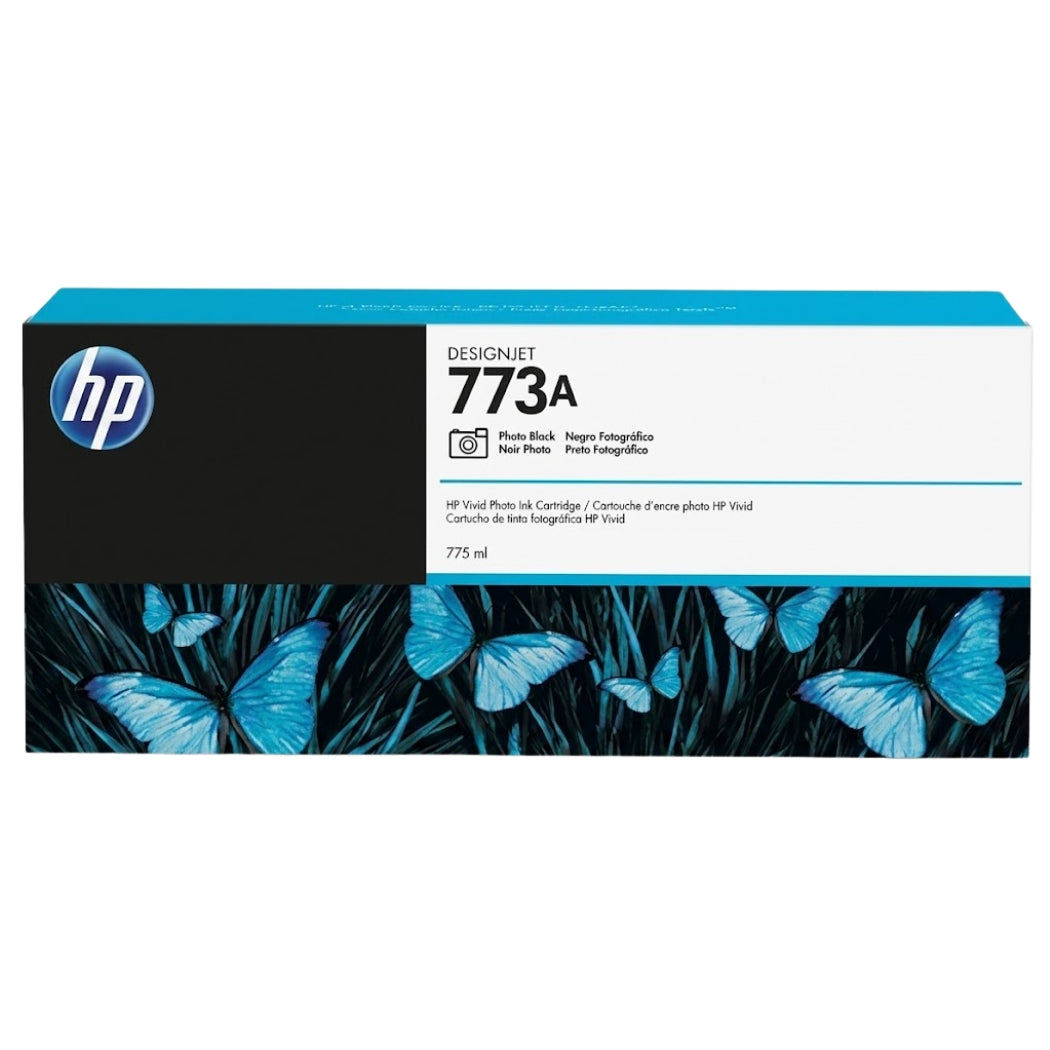 New, Pre-Owned - HP 773A Standard Yield Photo Black Toner Cartridge, C1Q27A