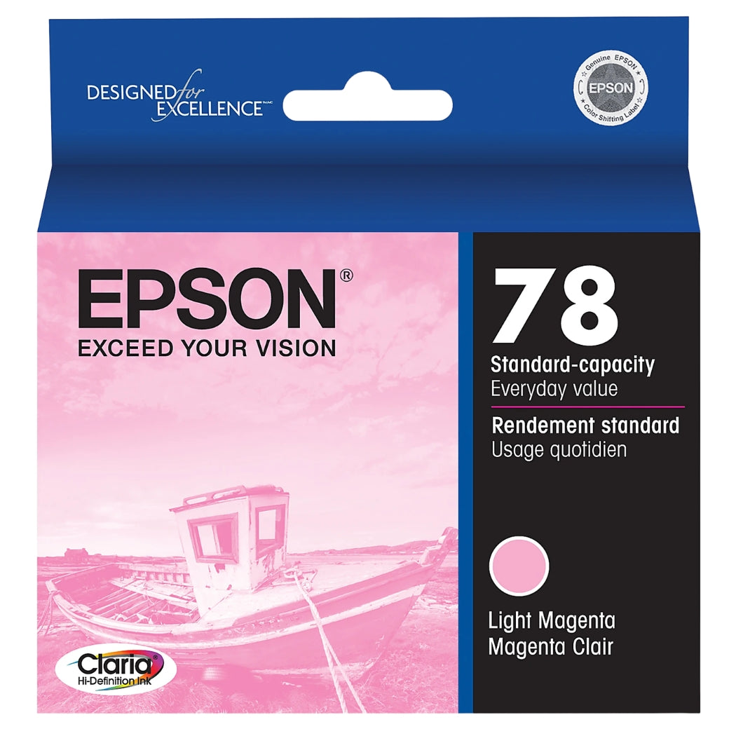 New, Pre-Owned - Epson 78 (T078620) Light Magenta Ink Cartridge