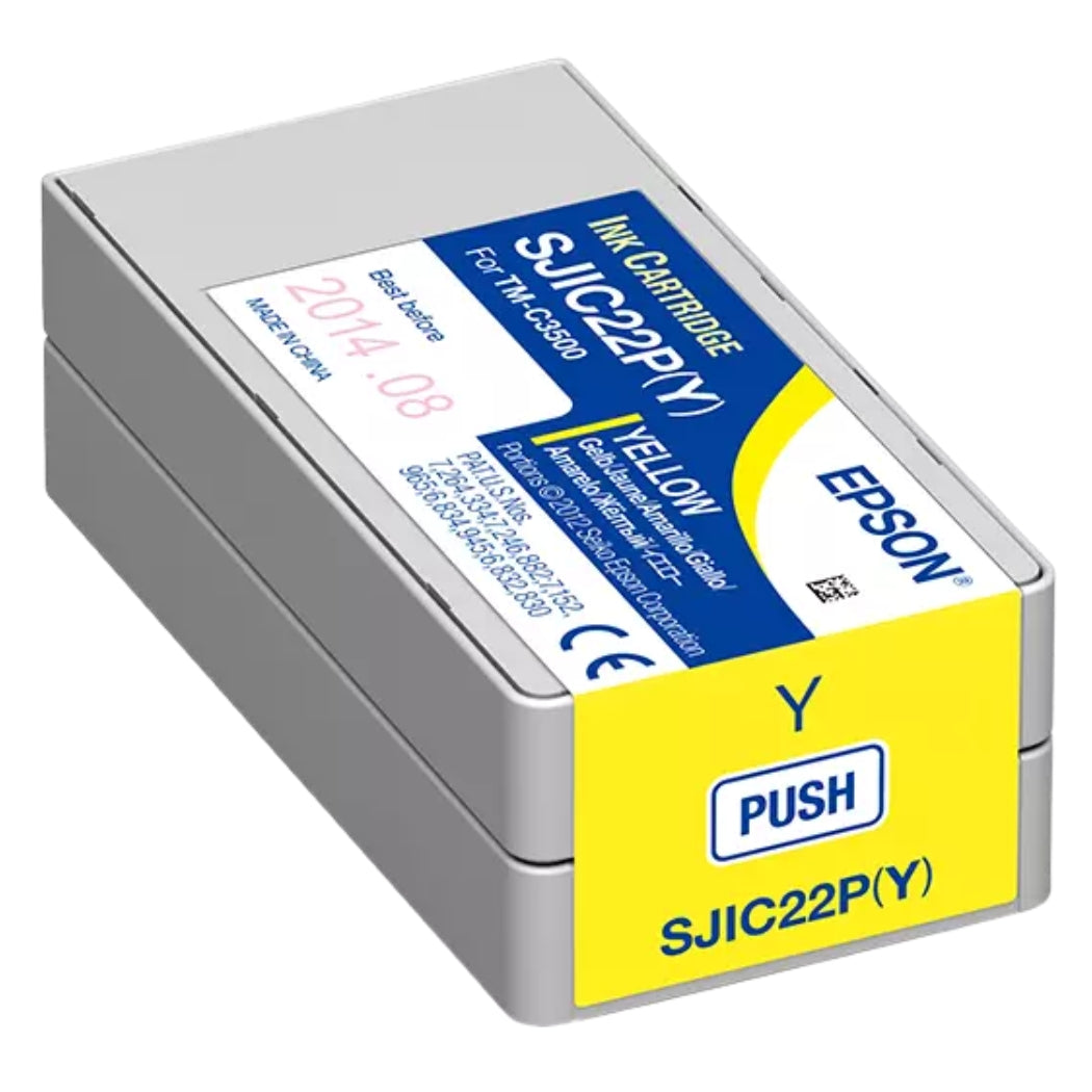 New, Pre-Owned - Epson SJIC22P Yellow Ink Cartridge