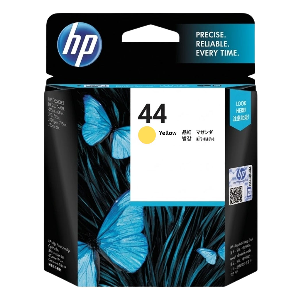 New, Pre-Owned - HP 44 (51644Y) Yellow Ink Cartridge