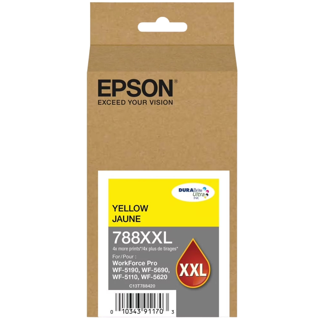 New, Pre-Owned - Epson T788XXL Extra High-Yield Yellow DURABrite Ink Cartridge, T788XXL420