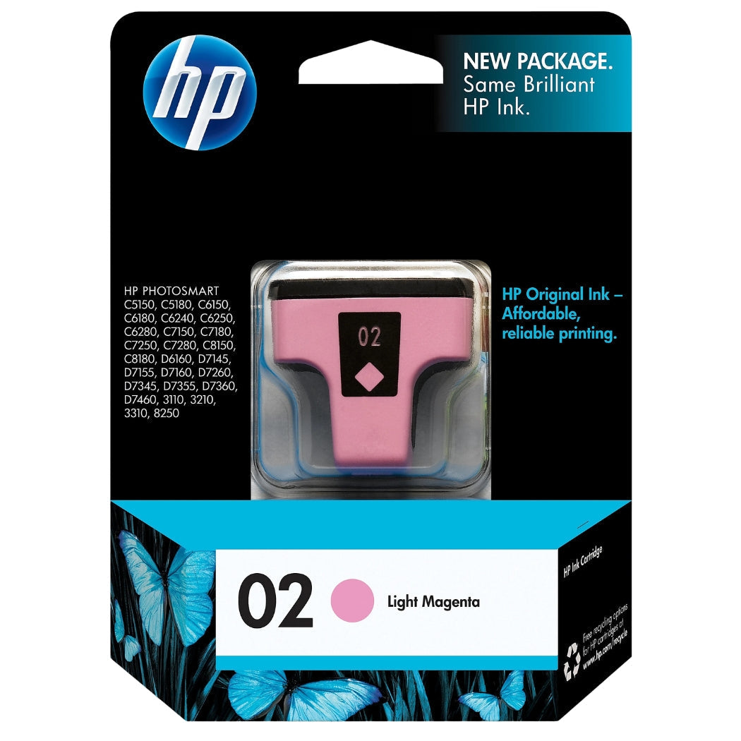 New, Pre-Owned - HP 02XL (C8776WN) Light Magenta Ink Cartridge